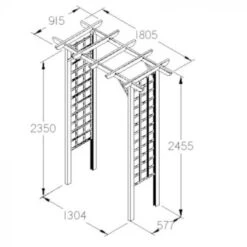 Forest Garden Classic Arch - Home Delivery -Rustic Roots 2 7