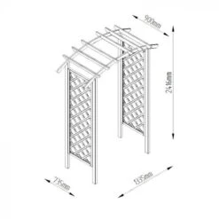 Forest Garden Genoa Arch - Home Delivery 7 Forest Garden Genoa Arch - Home Delivery -Rustic Roots 2 8