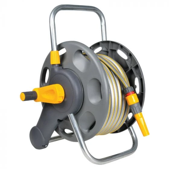 Hozelock 45m Capacity Assembled Hose Reel With 25m Hose 2 Hozelock 45m Capacity Assembled Hose Reel With 25m Hose