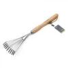 Burgon & Ball Stainless Mid Handled Shrub Rake -Rustic Roots 320325 bb mid handled shrub rake