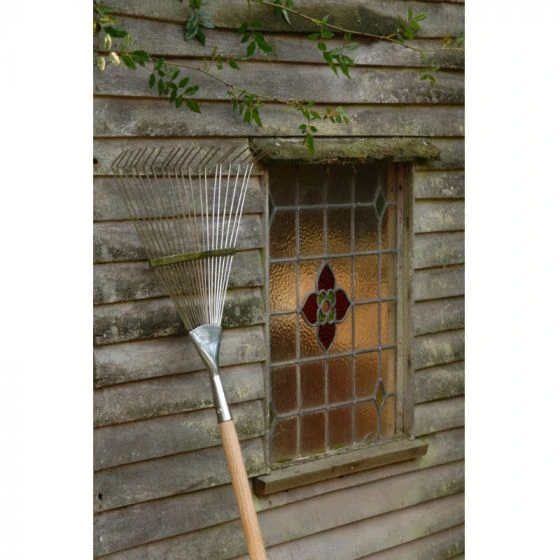 Burgon & Ball Stainless Lawn Rake 4 Burgon & Ball Stainless Lawn Rake - Image 2