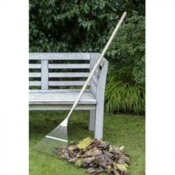Burgon & Ball Stainless Lawn Rake 7 Burgon & Ball Stainless Lawn Rake -Rustic Roots 341462 bb lawn rake2