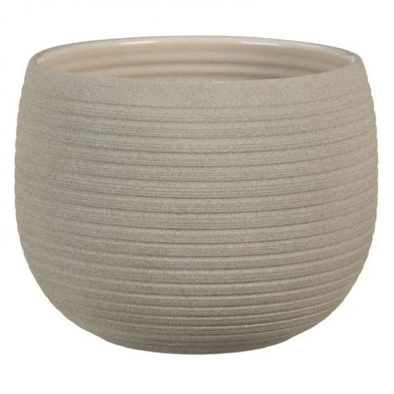 Scheurich Taupe Stone Pot Cover 744/21 3 Scheurich Taupe Stone Pot Cover 744/21