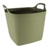Town & Country Square Plastic FlexiTub Sage Green 40L 1 Town & Country Square Plastic FlexiTub Sage Green 40L -Rustic Roots flexi tub green