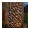 Solar In-Lit Pink Blossom Trellis 1.8x0.9M - Smart Solar