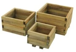 Forest Kendal Square Planter Set -Rustic Roots kendal square planter set 3