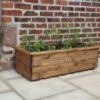Charles Taylor Large Wooden Trough 1 Charles Taylor Large Wooden Trough -Rustic Roots large wooden trough