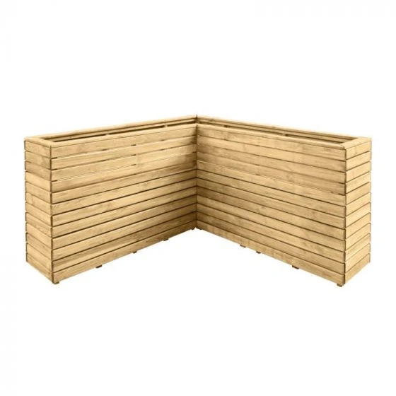 Forest Garden Linear Corner Planter 1.6m 4 Forest Garden Linear Corner Planter 1.6m - Image 2