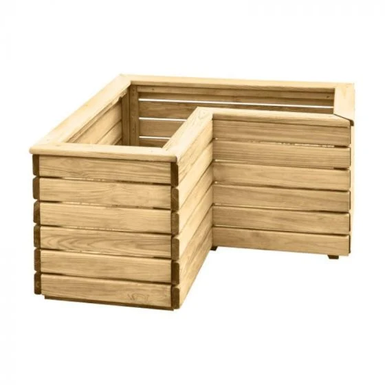 Forest Garden Linear Corner Planter 0.8m 5 Forest Garden Linear Corner Planter 0.8m - Image 3