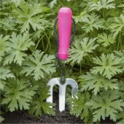 Burgon & Ball Fluores Hand Fork - Pink