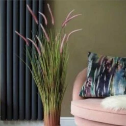 Smart Garden Lilac Grass Faux Bouquet 120cm
