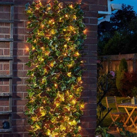 Solar In-Lit Ivy Trellis 75 LED - Smart Garden 3 Solar In-Lit Ivy Trellis 75 LED - Smart Garden
