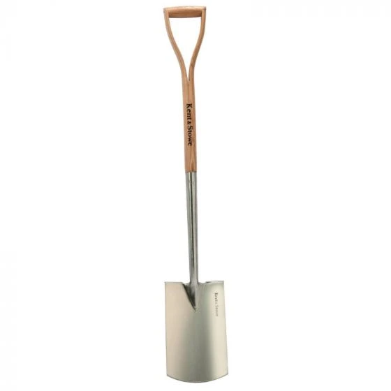 Kent & Stowe Stainless Steel Digging Spade 3 Kent & Stowe Stainless Steel Digging Spade