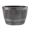 Stewart Garden Blenheim Half Barrel 61cm - Pewter Effect 2 Stewart Garden Blenheim Half Barrel 61cm - Pewter Effect -Rustic Roots stewart blenheim pewter 40cm 1