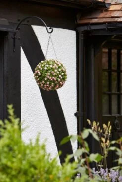 Topiary Pink Rose Ball -Rustic Roots topiary pink rose ball 3