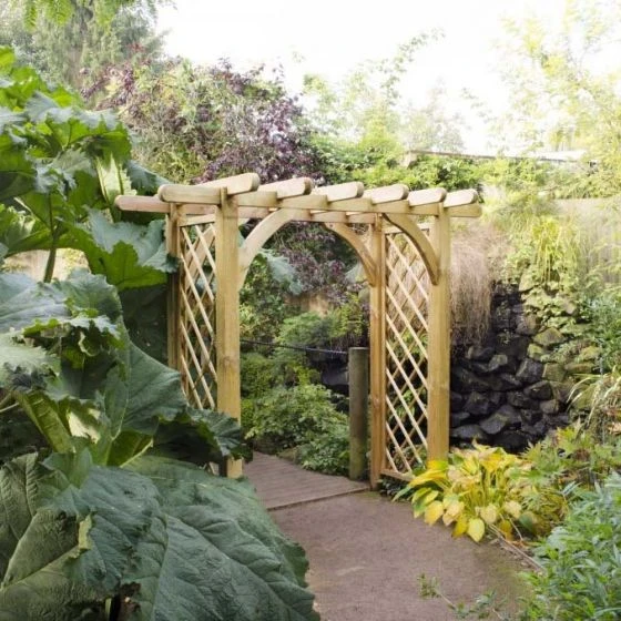 Forest Garden Large Ultima Pergola Arch - Home Delivery 3 Forest Garden Large Ultima Pergola Arch - Home Delivery