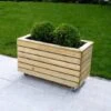 Forest Garden Linear Planter Double With Wheels 1 Forest Garden Linear Planter Double With Wheels -Rustic Roots untitled 50 2