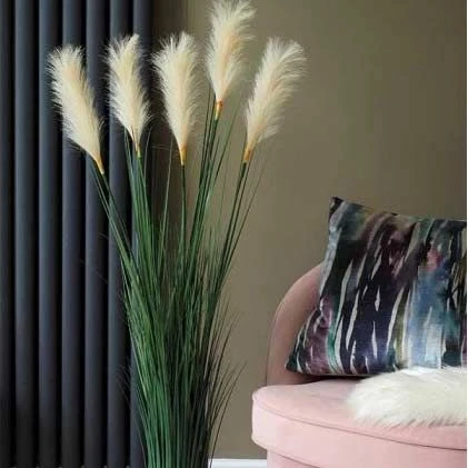 Smart Garden White Pampas Faux Bouquet 120cm 3 Smart Garden White Pampas Faux Bouquet 120cm